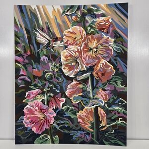 After The Rain Finished Acrylic Painting Paint By Number Hummingbird Sun 16x20